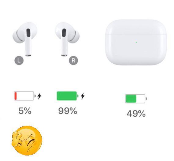 only one airpod not charging