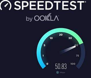 Spped test on old 2.4G wifi card